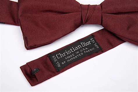 dior bow tie|christian dior necktie.